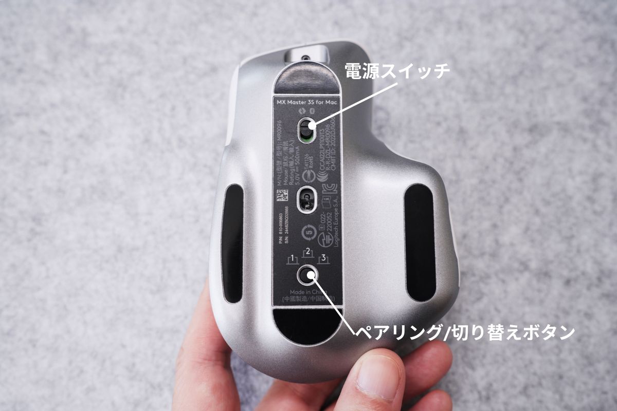 背面ボタン説明