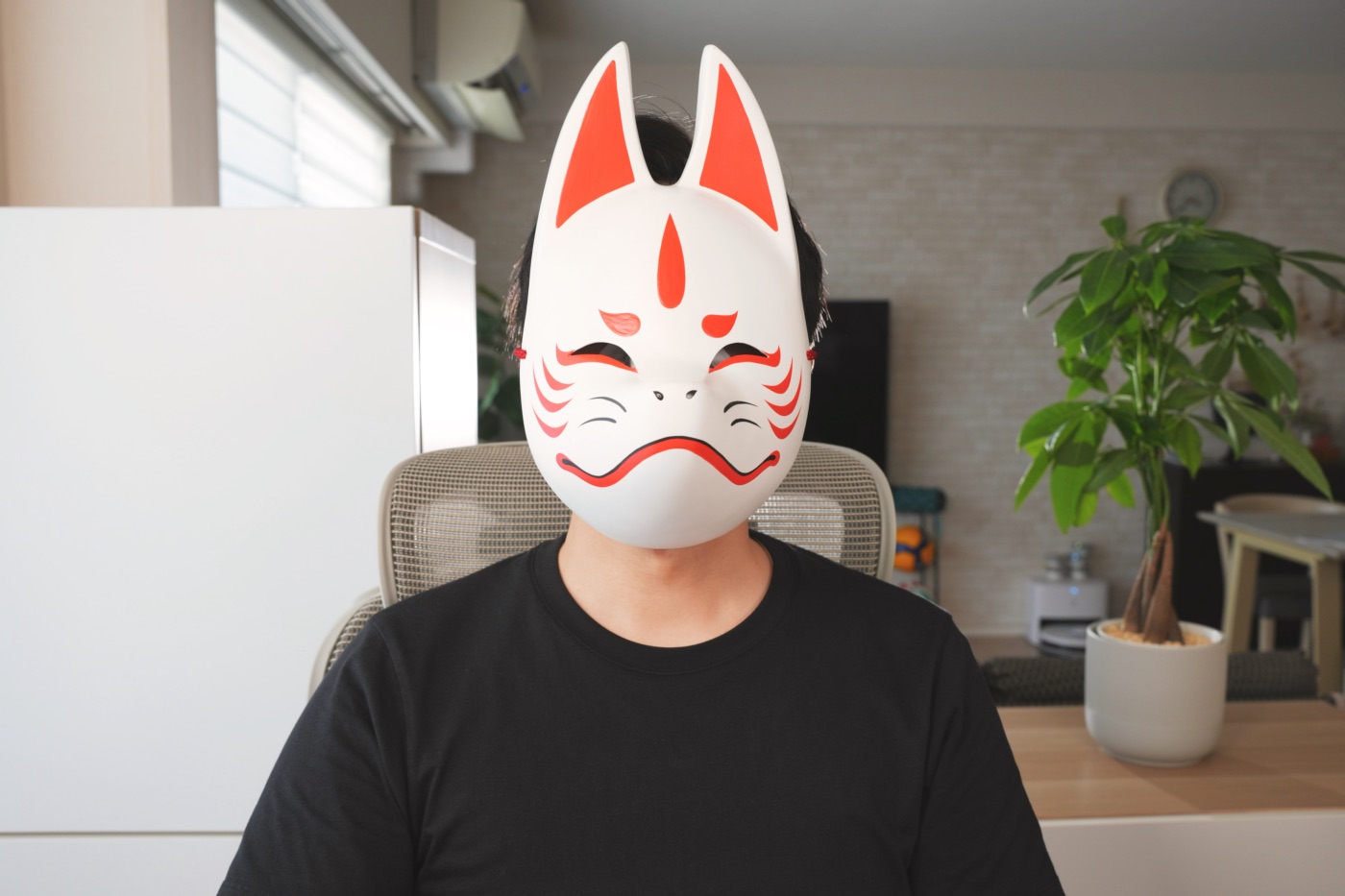 明るさのバランスが取れた人物写真