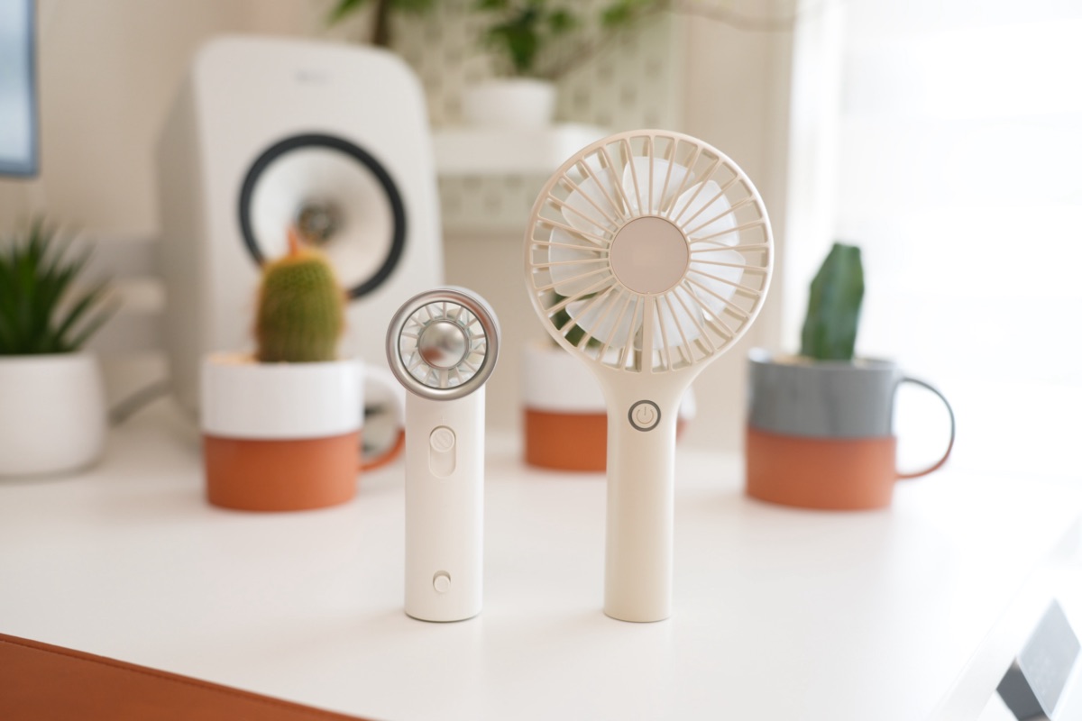「RANVOO FS2」と一般的なハンディファンとのサイズ比較