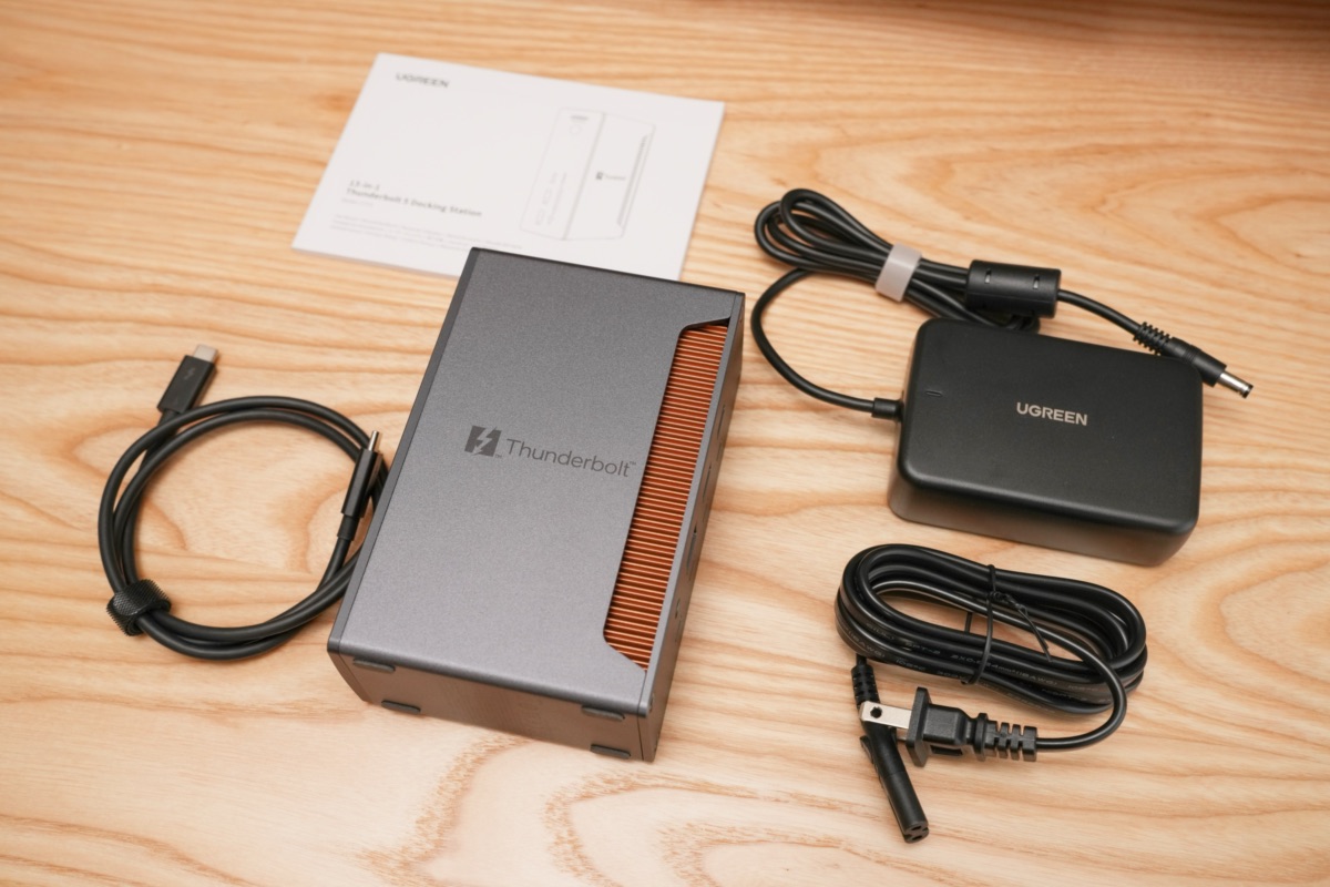 UGREEN Revodok Max 2131の同梱品一覧