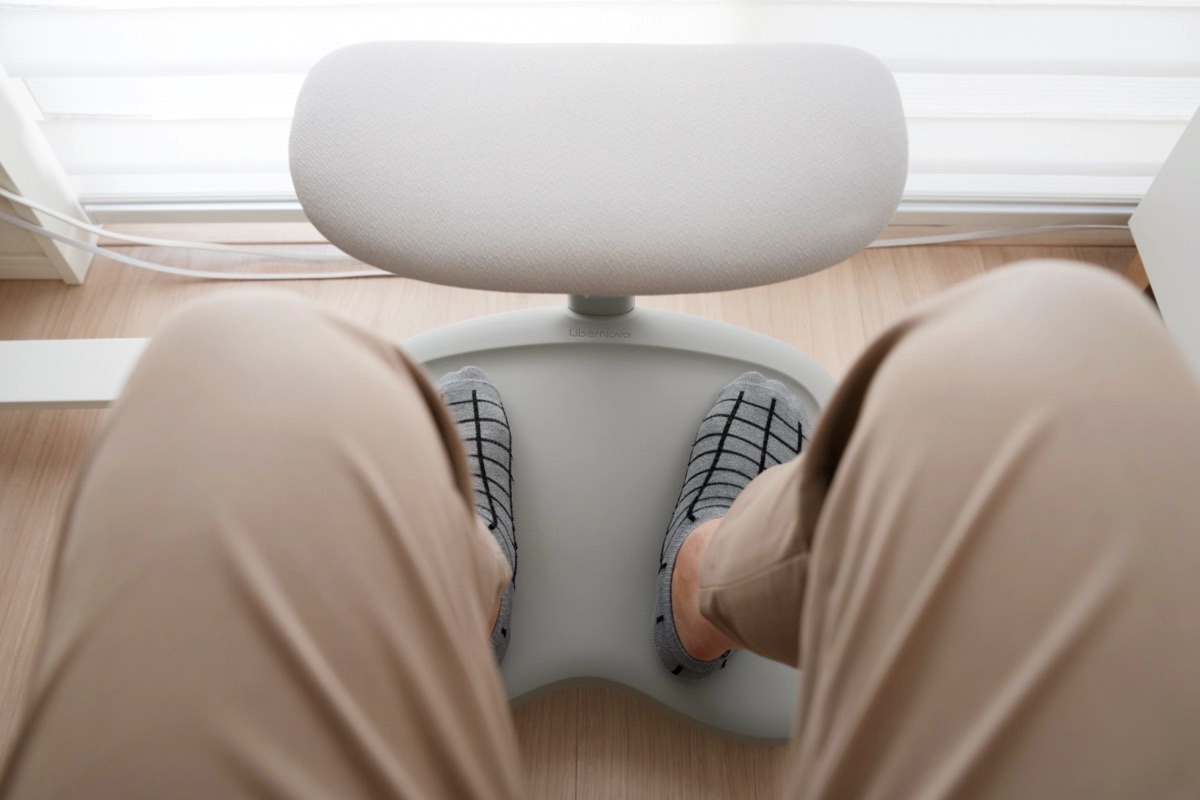 フットレストの下段はステップ用