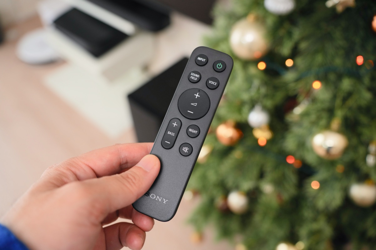 HT-B600付属のリモコン