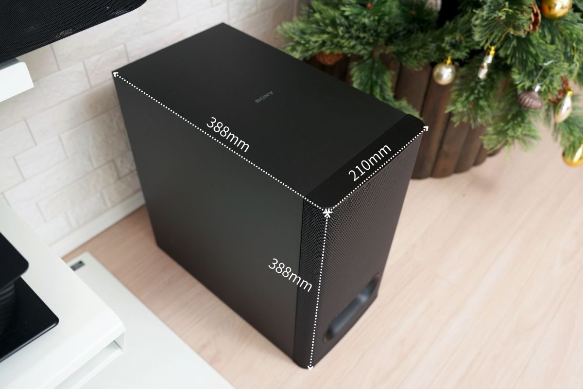 HT-B600のサブウーファーの寸法