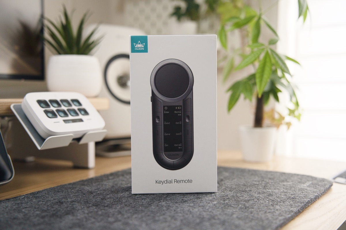 HUION Keydial Remoteのパッケージ