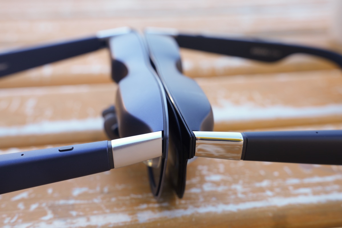 XREAL 1SとOneのヒンジ部分