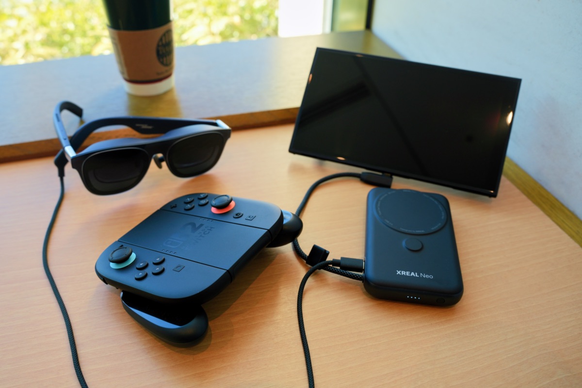 Nintendo Switch 2をセットアップした状態