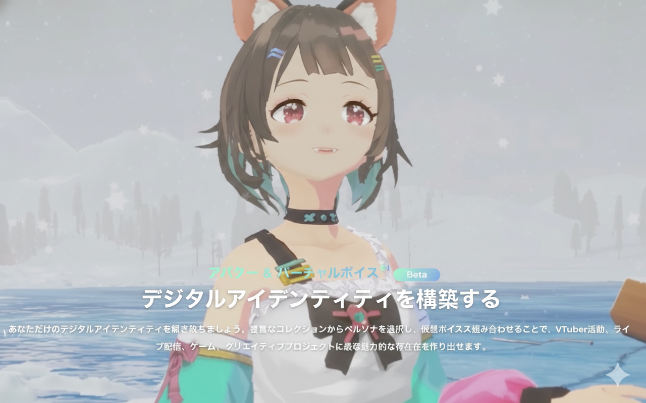 アバター機能を紹介する公式サイト映像