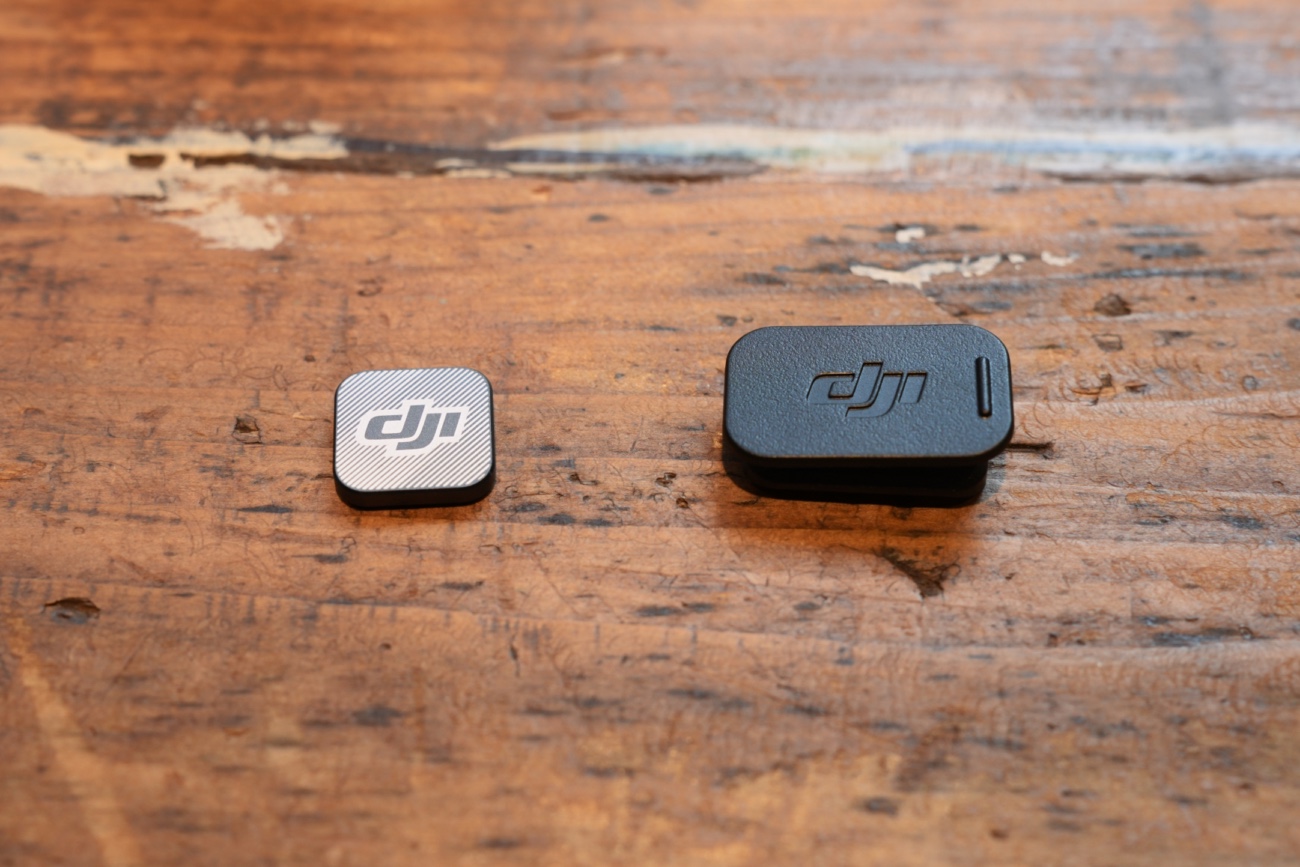 DJI Mic 3付属のマグネットチップとマグネットクリップ