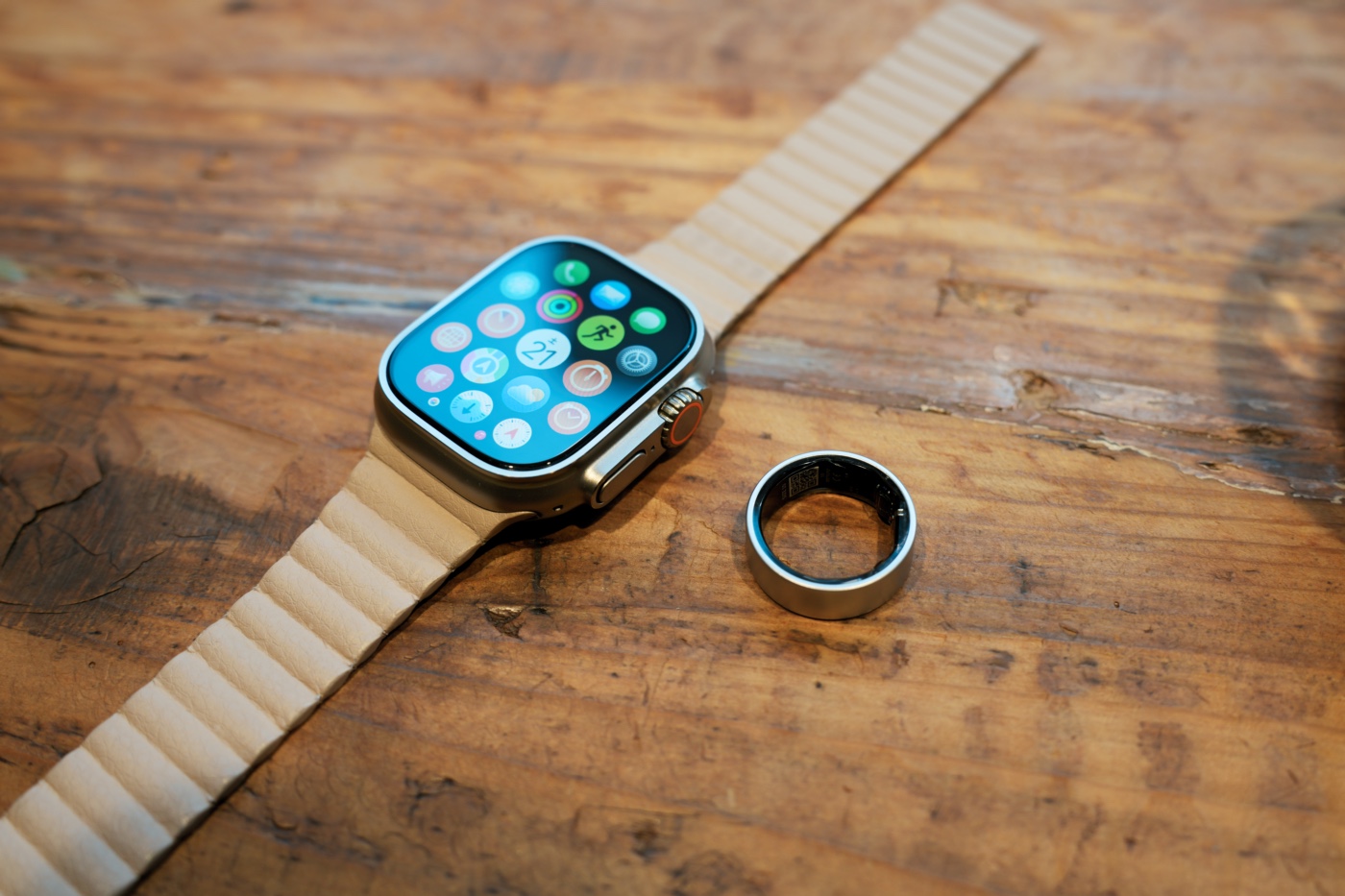 Apple Watch UltraとSmart Recovery Ring