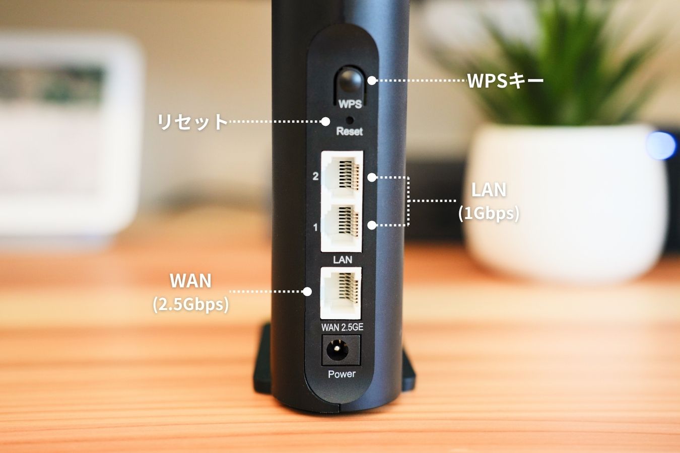 Sora BE3600 Proに搭載された各種ポート