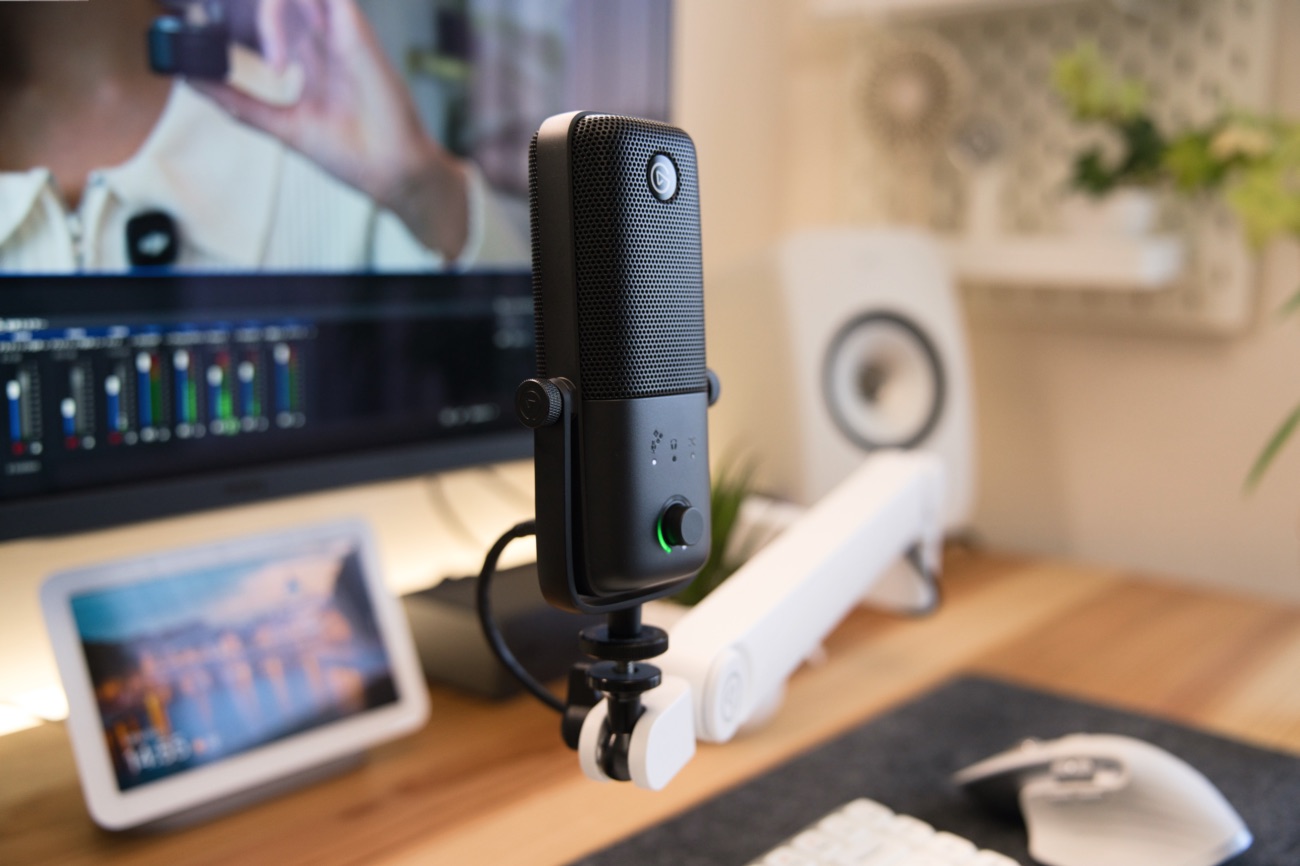 マイクアーム「Wave Mic Arm Pro」にマウントしたWave:3 MK.2