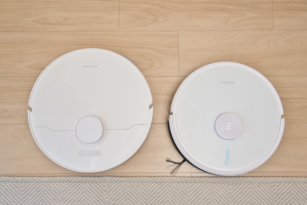 Dreame L10s Ultra Gen 3とECOVACS DEEBOT Y1 PRO PLUSのサイズ比較
