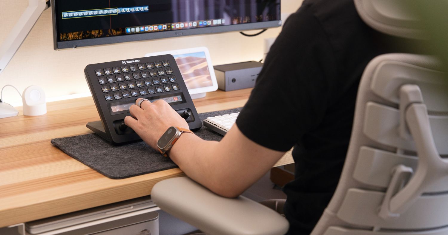 Elgato Stream Deck + XLを使い、動画編集をする筆者