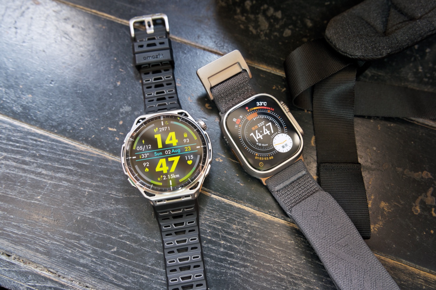 Amazfit Balance 3とApple Watch Ultra(第2世代)