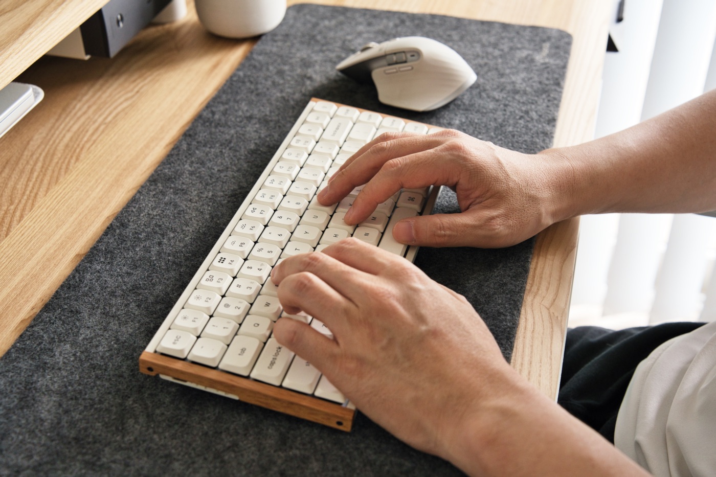 Keychron K3 Ultra バナナ軸スイッチの打鍵シーン
